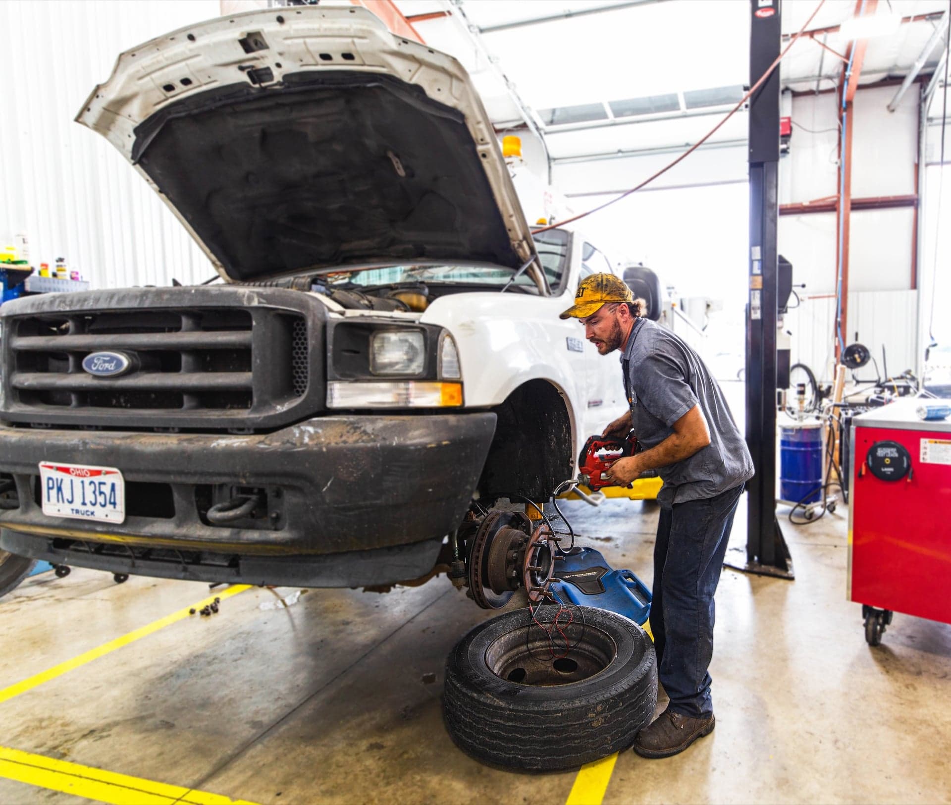 Drive shaft repair and precision balancing at Wayne Truck & Trailer