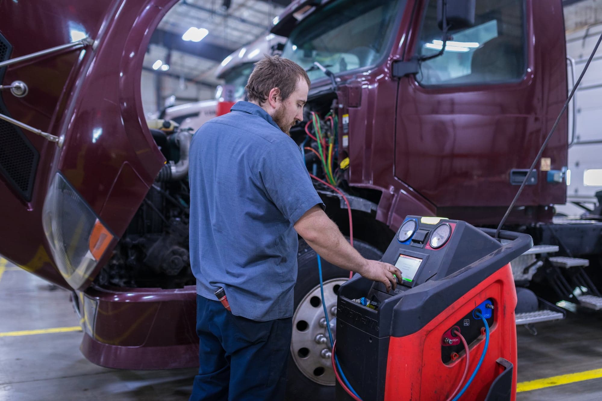 Professional DPF cleaning and regeneration service at Wayne Truck & Trailer