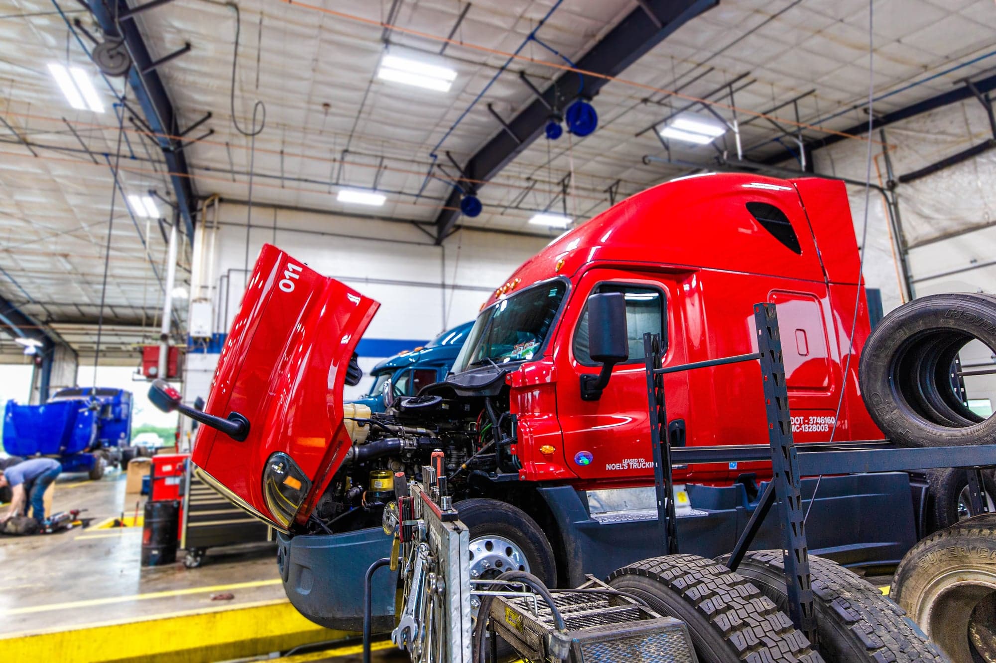 Mobile maintenance service at customer location