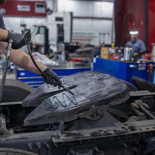 Filter replacement service including air and fuel filters