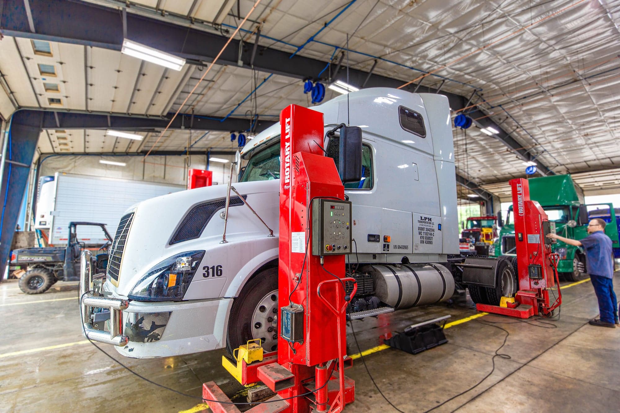 Mobile battery service and jump starts