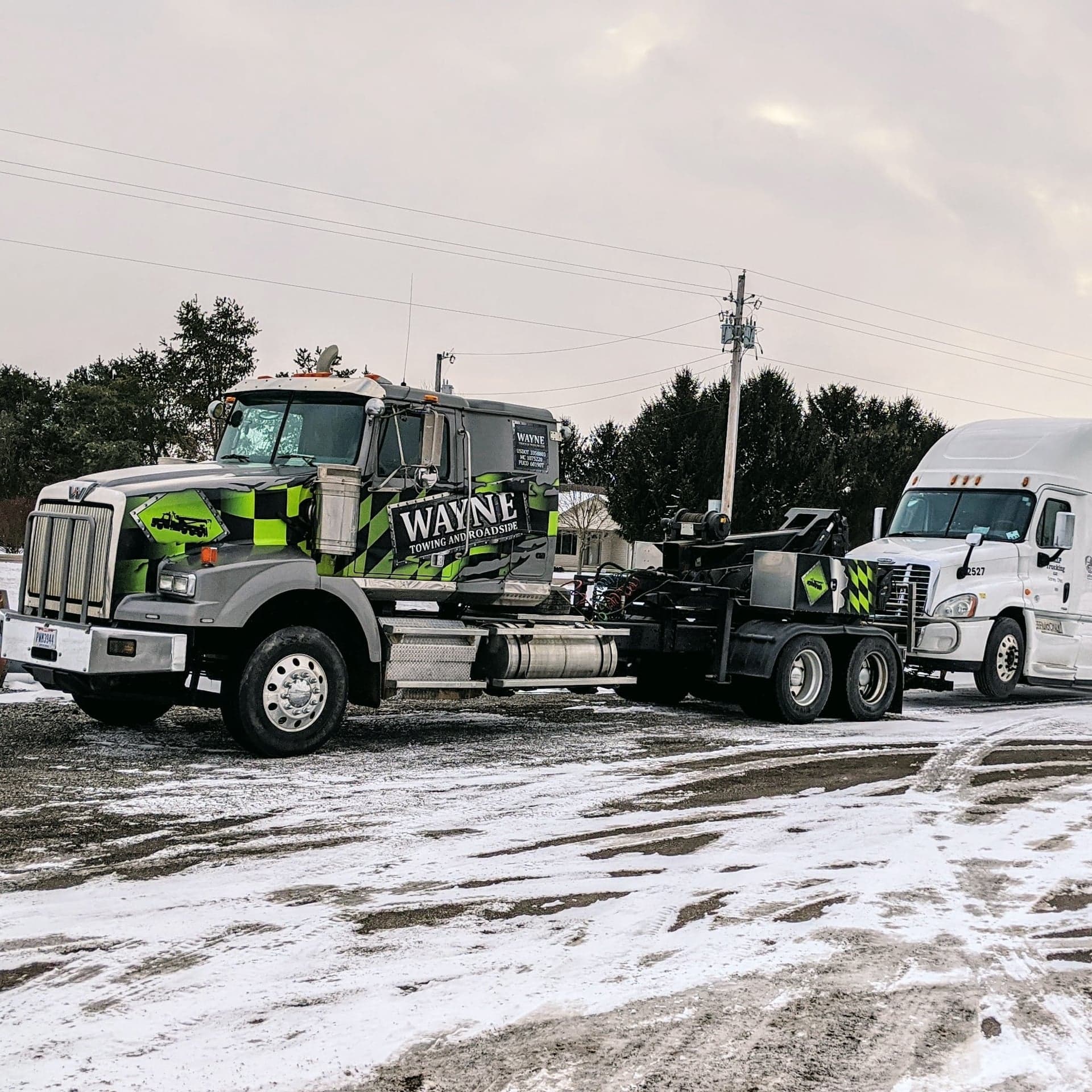 Emergency tire service on I-75 near Sidney