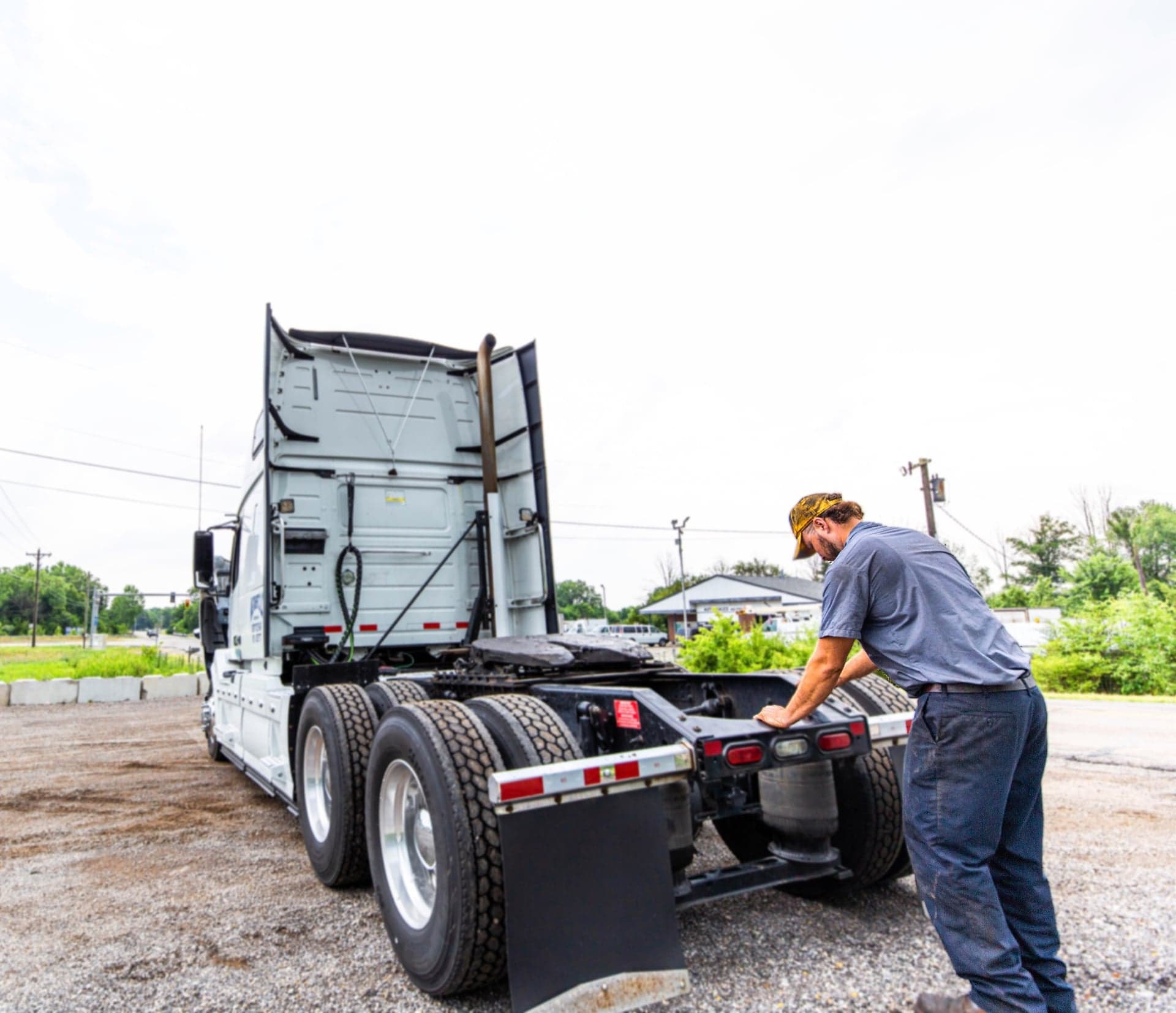 Wet kit installation and PTO setup at Wayne Truck & Trailer
