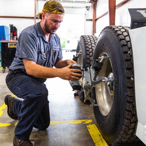 Wheel Alignments service at Wayne Truck & Trailer